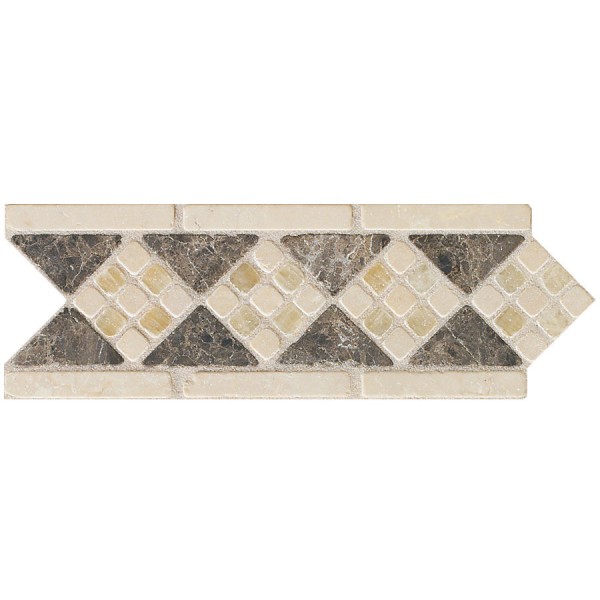 Bordür Mermer Traverten Mozaik-DT1325